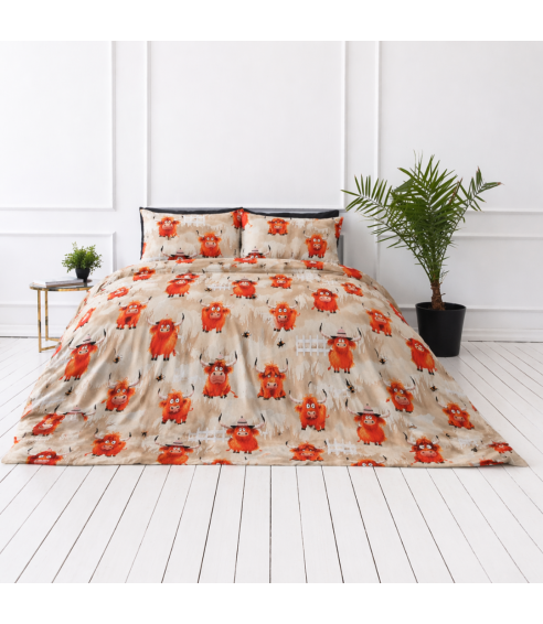 Children’s Bedding Set „Safari Bulls”. Cotton bedding sets