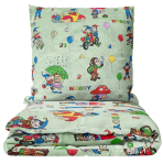 Children’s Bedding Set „Balloons and Friends”. Kids bedding, 140x200 cm