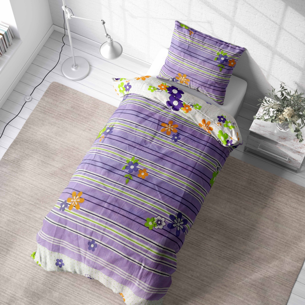 Bedding Set „Flower Power“. Bedding sets with plants, 140x200 cm