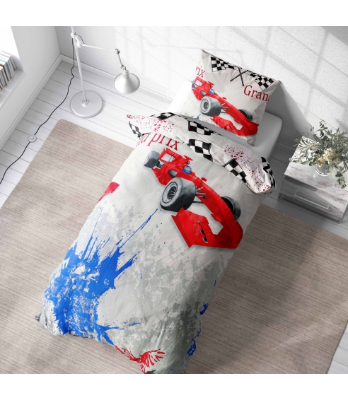 Children’s Bedding Set „Formula Adventure“. Kids bedding