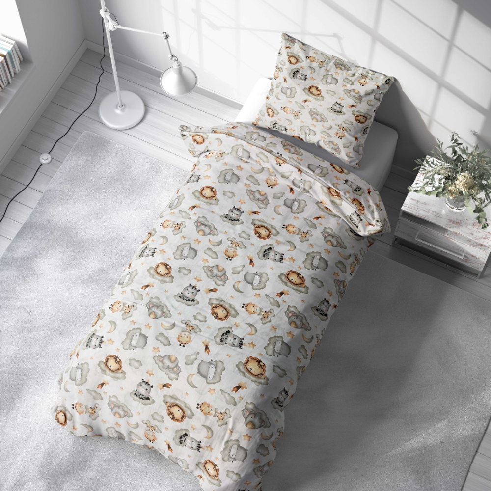 Children’s Bedding Set „Little Explorers”. Bedding sets 155x200, 140x200 cm, 150x200 cm, 160x200 cm