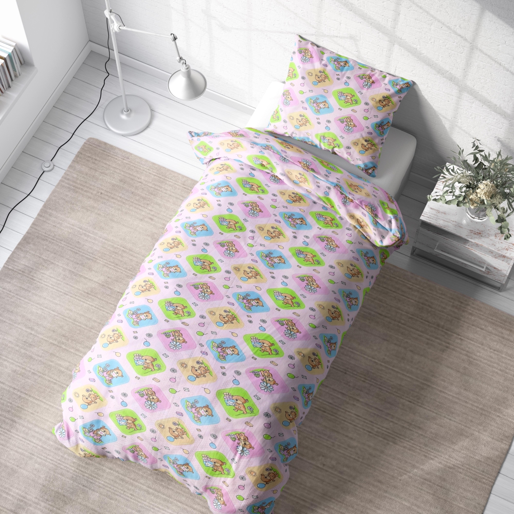 Children’s Bedding Set „Lofton”. Kids bedding, 140x200 cm