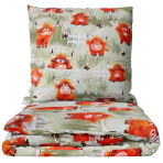 Children’s Bedding Set „Orange Bulls”. Bedding sets 155x200, 140x200 cm, 150x200 cm, 160x200 cm