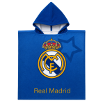 Children’s Poncho “Real Madrid”. Bathroom. Soft cotton children’s poncho decorated with “real madrid” emblem. Children’s Poncho “Real Madrid”. Bathroom. Soft cotton children’s poncho decorated with “real madrid” emblem.