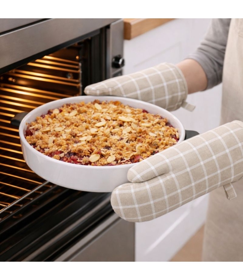 Oven mitts „Sand Lattice glove“. Oven gloves