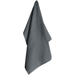 Kitchen towels “Dark Grey Waffle”. Home decor, 35x60 cm. Dark grey kitchen towel with a minimalist design.