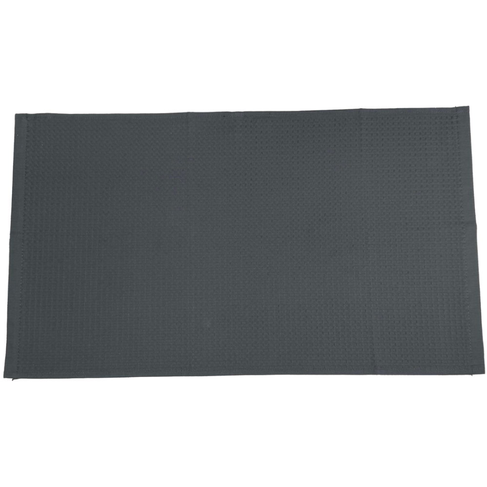 Kitchen towels “Dark Grey Waffle”. Home decor, 35x60 cm. Dark grey kitchen towel in a simple, clean style.