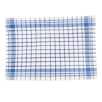 Kitchen towels “Blue Structure”. Home decor, 43x64 cm. Kitchen towel in blue, featuring stylish geometric shapes.