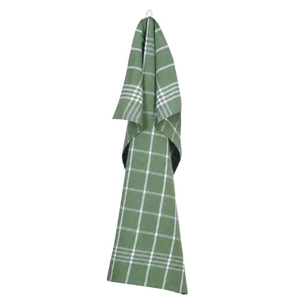 Kitchen Towel „Farmhouse Kitchen Towel“. Kitchen towels. Green kitchen towel with classic white plaid pattern Kitchen Towel „Farmhouse Kitchen Towel“. Kitchen towels. Green kitchen towel with classic white plaid pattern