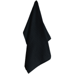 Kitchen towels “Black Waffle”. Home decor, 35x60 cm. Black kitchen towel with a fine waffle texture.