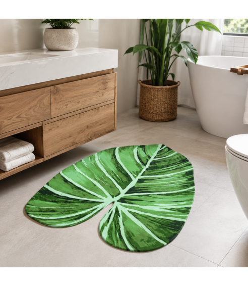 Bath mat “Leaf mat”. Bath mats