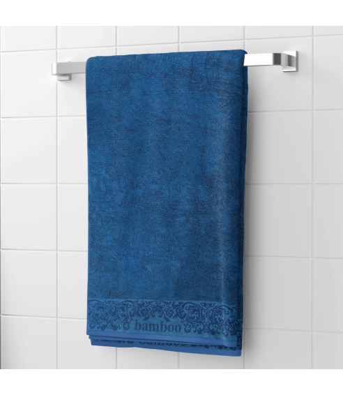 Bath towel “Bamboo Blue”