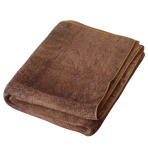 Bath towel “Bamboo Brown”, 50x100 cm, 70x140 cm. Soft brown towel crafted from a bamboo and cotton blend for a luxurious bath experience.