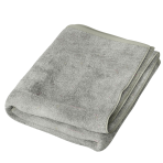 Bath towel “Bamboo Grey”, 70x140 cm. Grey bamboo and cotton bath towel, blending softness with eco-friendly materials for a spa-like experience
