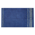 Bath towel “Blue Olympian”, 50x100 cm, 70x140 cm. Luxurious towel distinguished by its unique pattern and high-quality fabric.