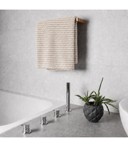 Bath towel “Brown Lines”