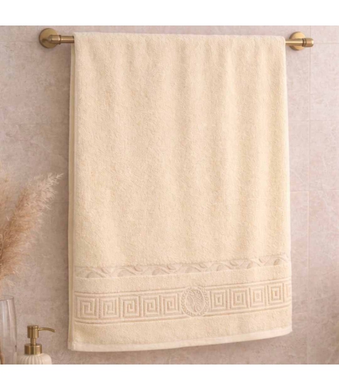 Bath towel “Cream Olympian”