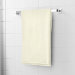 Bath towel “Cream Streaks”, 70x140 cm. Stylish cream towel featuring subtle streaks.