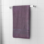 Bath towel “Fig”, 70x140 cm. Luxurious dark grape towel for a sophisticated touch.