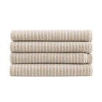 Bath Towel “Gray Lines”, 70x140 cm. Light grey bath towel with subtle white horizontal stripes Bath Towel “Gray Lines”, 70x140 cm. Light grey bath towel with subtle white horizontal stripes