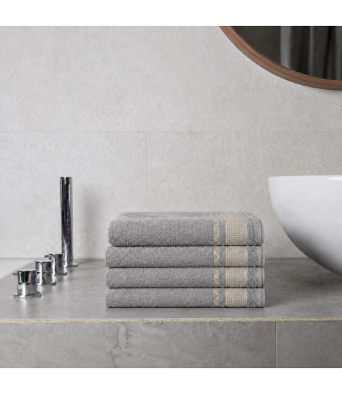 Bath towel “Grey Olympian”
