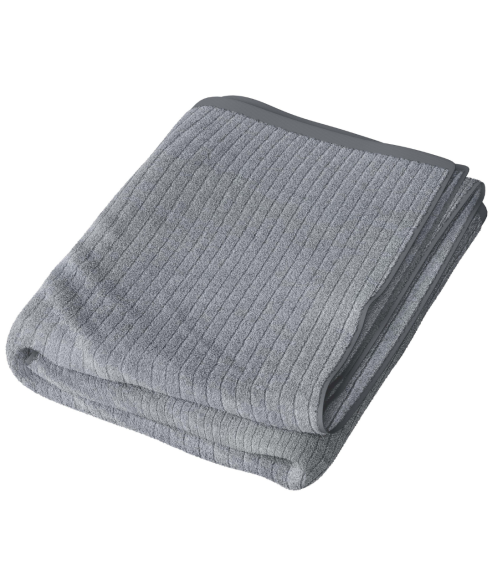 Bath towel “Grey Streaks”