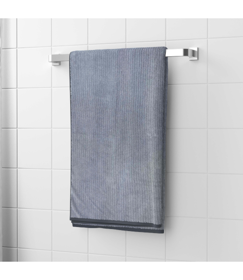 Bath towel “Grey Streaks”