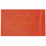 Bath towel “Orange Economic Towel”, 60x35 cm, 100x45 cm. Bright orange towel in a minimalist style.