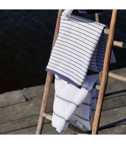 Bath towel “Pebble Stripe”