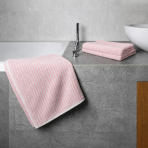 Bath Towel “Pink Lines”, 70x140 cm. Soft pink bath towel with evenly spaced white stripes Bath Towel “Pink Lines”, 70x140 cm. Soft pink bath towel with evenly spaced white stripes