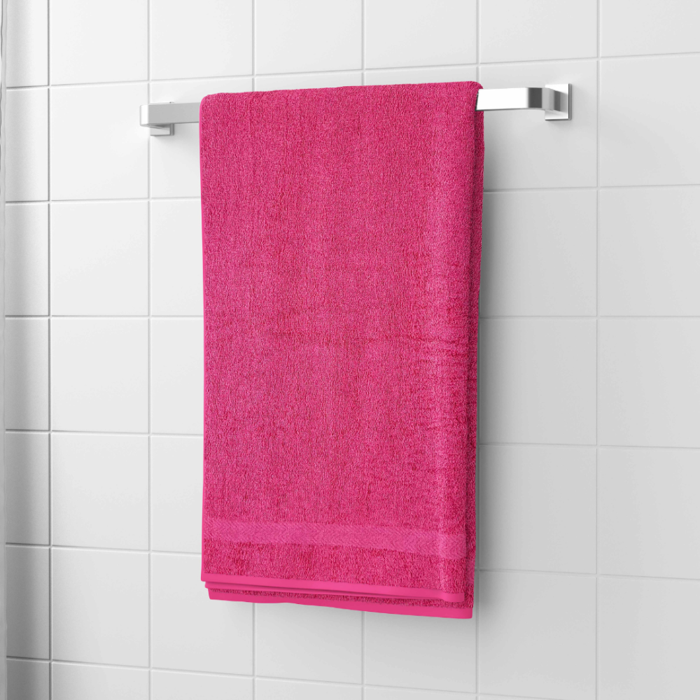 Bath towel “Raspberry Economic Towel”, 60x35 cm, 100x45 cm