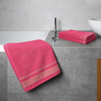Bath towel “Red Olympian”, 50x100 cm, 70x140 cm. Luxurious towel that absorbs moisture perfectly and complements the bathroom. Bath towel “Red Olympian”, 50x100 cm, 70x140 cm. Luxurious towel that absorbs moisture perfectly and complements the bathroom.