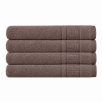 Bath towel “Royal Brown towel”, 70x140 cm. Brown bath towel with a subtle embossed textured pattern. Bath towel “Royal Brown towel”, 70x140 cm. Brown bath towel with a subtle embossed textured pattern.