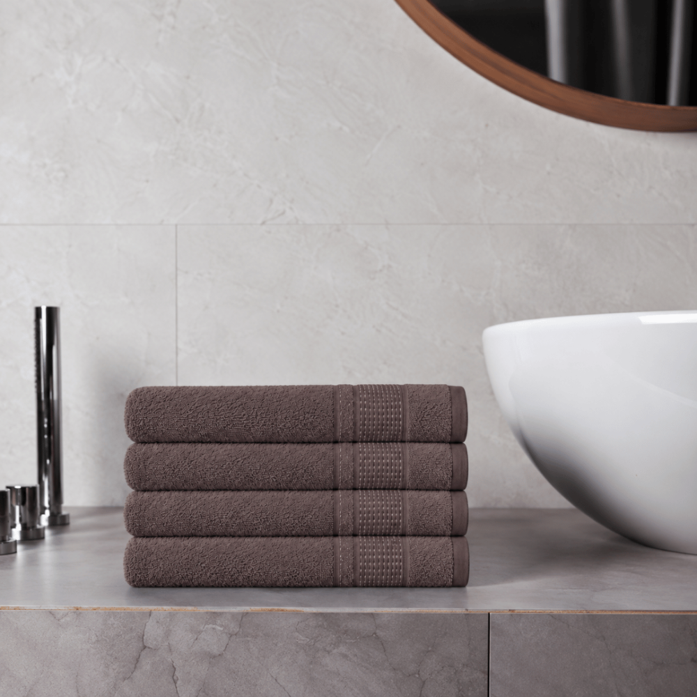 Bath towel “Royal Brown towel”, 70x140 cm. Deep brown bath towel with a decorative striped border. Bath towel “Royal Brown towel”, 70x140 cm. Deep brown bath towel with a decorative striped border.
