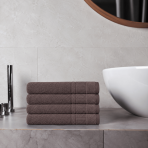 Bath towel “Royal Brown towel”, 70x140 cm. Deep brown bath towel with a decorative striped border. Bath towel “Royal Brown towel”, 70x140 cm. Deep brown bath towel with a decorative striped border.