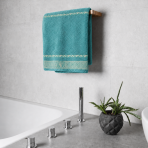 Bath towel “Seafoam Olympian”, 50x100 cm, 70x140 cm Bath towel “Seafoam Olympian”, 50x100 cm, 70x140 cm