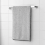 Bath towel “Stone”, 70x140 cm. Grey towel offering softness and sophistication, perfect for a relaxing bath experience