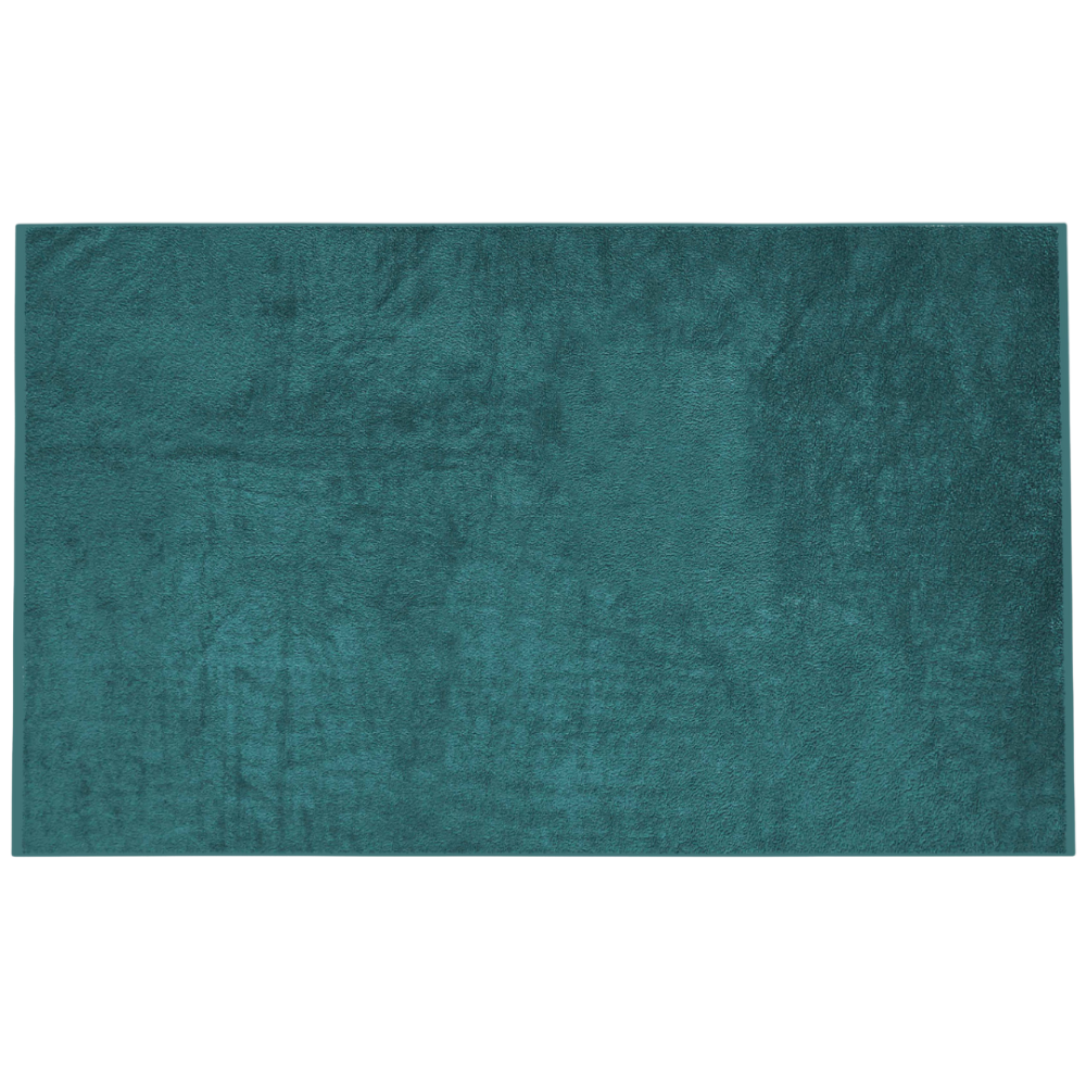 Bath towel “Teal Softness”, 70x140 cm. Thick and fluffy dark green bath towel