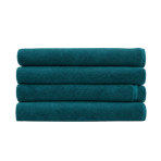 Bath towel “Teal Softness”, 70x140 cm. Dark turquoise towels with a soft texture