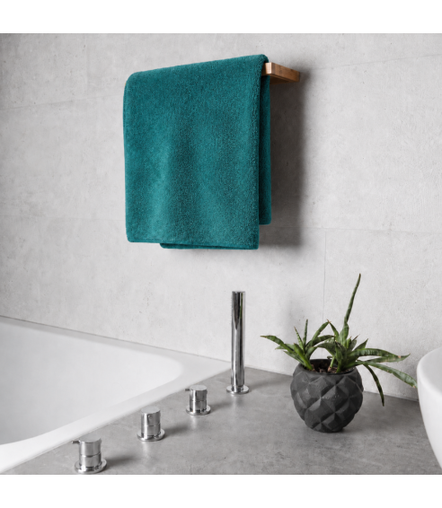 Bath towel “Teal Softness”