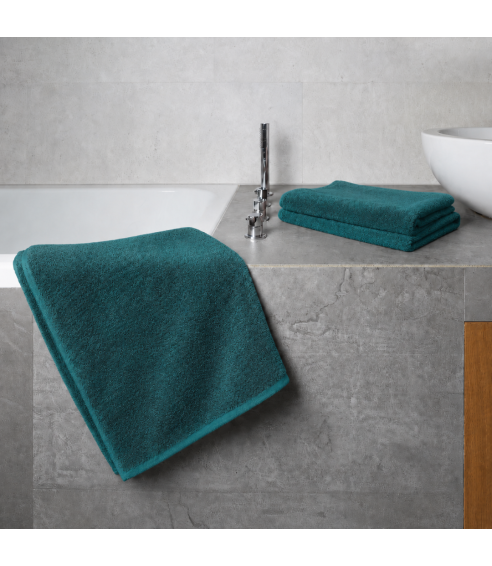 Bath towel “Teal Softness”