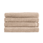 Bath towel “Toffee towel”, 50x100 cm, 70x140 cm. Light beige solid towel with terry texture Bath towel “Toffee towel”, 50x100 cm, 70x140 cm. Light beige solid towel with terry texture