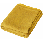 Bath Towel “Yellow Economic Towel”, 60x35 cm, 100x45 cm. Yellow towel with a plain, pattern-free design.